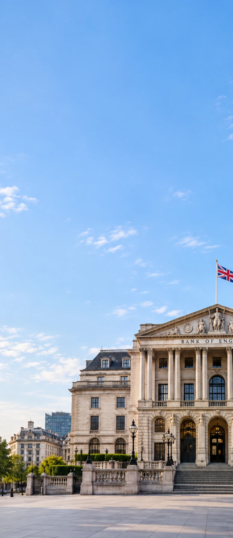 The Bank of England on Threadneedle Street in the City of London, backdrop for the multi-jurisdiction policy intelligence a corporate government affairs function reports upward from.